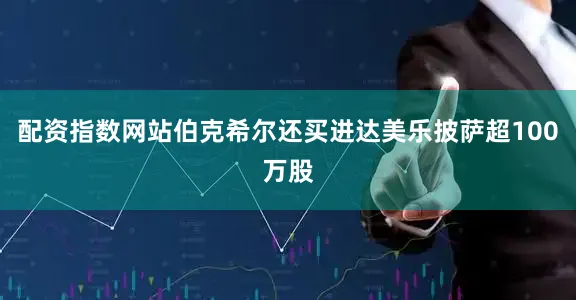 配资指数网站伯克希尔还买进达美乐披萨超100万股