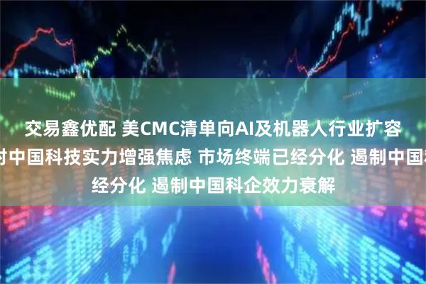 交易鑫优配 美CMC清单向AI及机器人行业扩容 业内：美国对中国科技实力增强焦虑 市场终端已经分化 遏制中国科企效力衰解