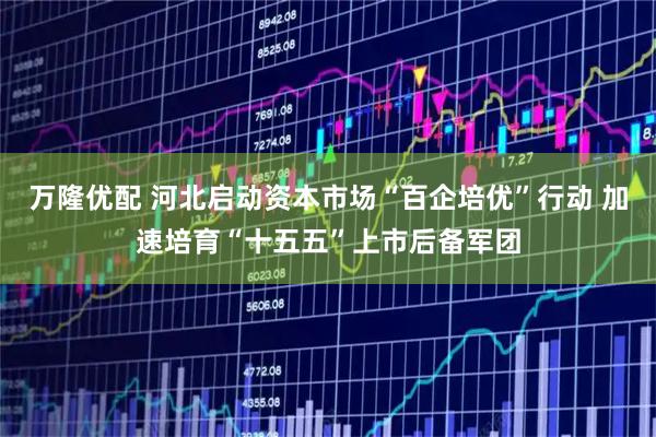 万隆优配 河北启动资本市场“百企培优”行动 加速培育“十五五”上市后备军团